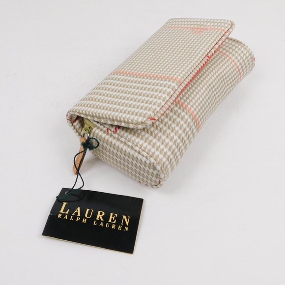 Lauren Ralph Lauren Houndstooth Cosmetic bag Pouch (12124) - Picture 2 of 8